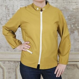 Vintage 1960s Womens M Car Club Jacket Cafe Racer Biker Rockabilly Greaser 60s